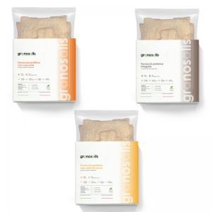 GRANOSALIS Focaccia Proteica Integrale ( Vari Gusti)