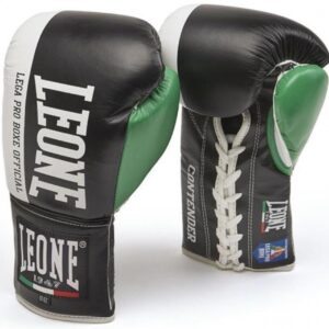LEONE Guanti Boxe CONTENDER con LACCI 10 oz