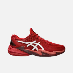 ASICS COURT FF 3 NOVAK CLAY (Cranberry/White)