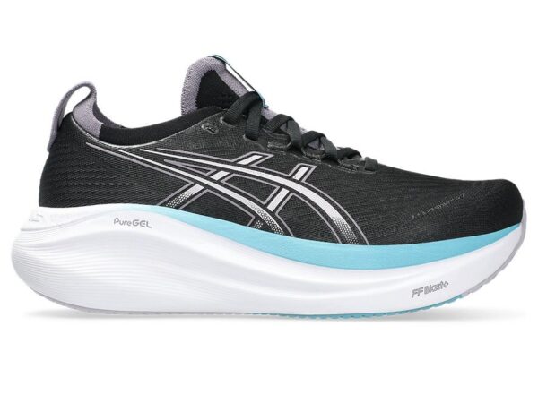 ASICS GEL-NIMBUS 27  (004 BLACK/DUSK VIOLET) DONNA