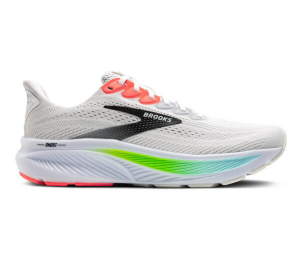 Brooks Ghost 17 (112 - White/Pink Clay/Gecko)