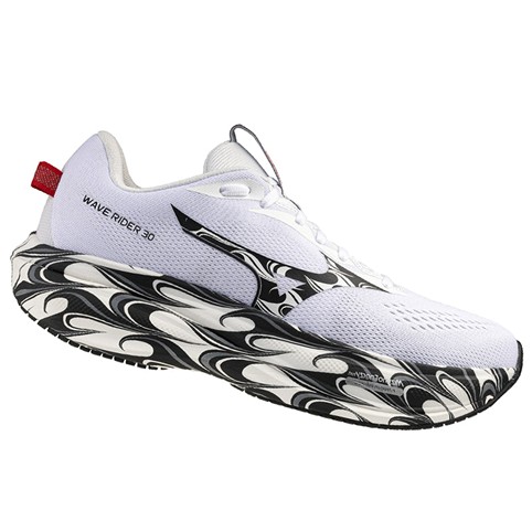 MIZUNO Wave Rider 30 (J1GU262381) White/black/high Risk Red